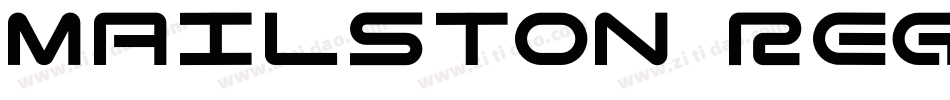 Mailston Regular字体转换